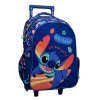 GIM34200074 Dětský cestovní batoh na kolečkách LILO A STITCH Chillin modrý 46 cm