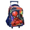 GIM33706074 Dětský cestovní batoh na kolečkách SPIDERMAN modrý 46 cm
