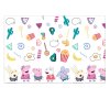 PNN91101 Plastový ubrus PEPPA PIG 120x180 cm