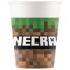 PNN95442 Papírové kelímky MINECRAFT 8 kusů 200 ml