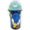GIM57251209 Plastová lahev na pití SONIC s přezkou modrá 500 ml
