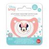 STF13117 Anatomický dětský dudlík MINNIE s krytem růžový