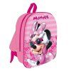 FML360117 3D dětský batoh MINNIE proužky a květiny růžový 30 cm