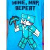Minecraft children's short pajamas 6 years (Velikost 116)