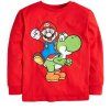Chlapecké tričko SUPER MARIO Yoshi dlouhý rukáv červené