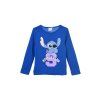 Dívčí tričko LILO A STITCH Club dlouhý rukáv modré