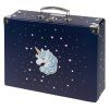 Skládací školní kufřík Unicorn Gold s kováním