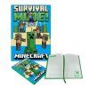 EWA4331MIN Zápisník s hodinami MINECRAFT linkovaný A5