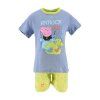 Chlapecké pyžamo PEPPA PIG Rock out krátké šedo-žluté