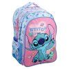 GIM34204031 Školní batoh LILO A STICH Scrapbook modro-růžový 42 cm