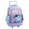 GIM34204079 Dětský cestovní batoh na kolečkách LILO A STITCH Scrapbook premium 46 cm