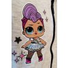 Mikina L.O.L. na zip šedá dívčí (Barva Šedá, Velikost 98/104)