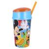 Kelímek na pití MICKEY svačinka s brčkem 400ml