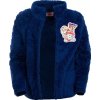 Mikina TLAPKOVÁ PATROLA na zip chlupatka coral fleece modrá tmavá