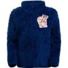 Mikina TLAPKOVÁ PATROLA na zip chlupatka coral fleece modrá tmavá