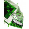 Dětský deštník MINECRAFT manuální transparentní