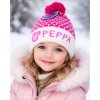 Dívčí čepice PEPPA PIG zimní