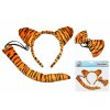 Set karneval TYGR s čelenkou a ocáskem