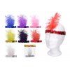 Set karneval - čelenka pštrosí peří