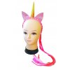 Set karneval - čelenka JEDNOROŽEC s copem