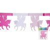 Girlanda růžovobílá UNICORN - JEDNOROŽEC 3 m