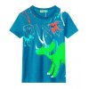 Chlapecké tričko JURSKÝ SVĚT DINO krátký rukáv modré