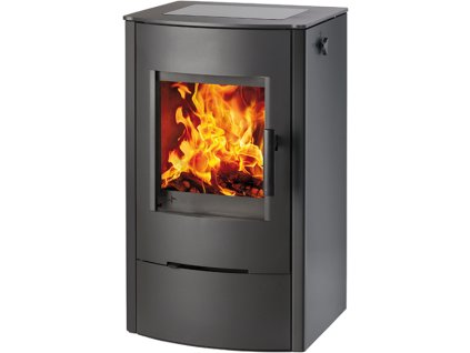 FIREPOT krbové kachle čierne so sklokeramickou platňou