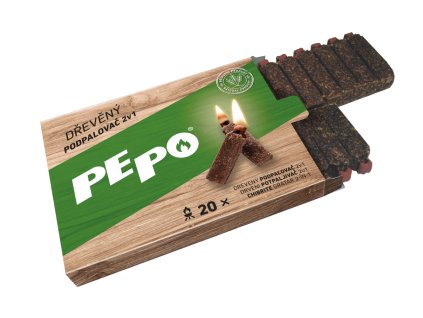 dreveny podpalovač 2 v1