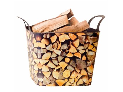 kôš na drevo dekor drevo