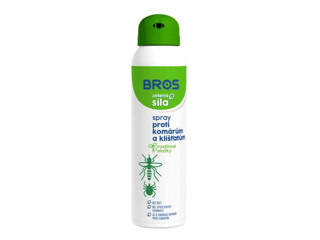 335971 sprej bros zelena sila proti komarum a klistatum 90ml