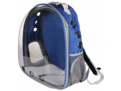 264498 3 petbag transparent batoh na mazlicky tm modra baleni 1 ks
