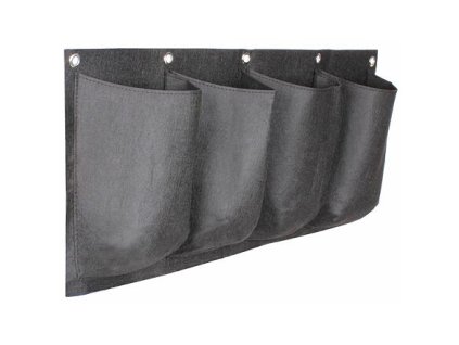 264735 6 horizontal grow bag 4 textilni kvetinace na zed cerna baleni 1 ks