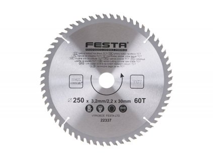 112617 kotouc pilovy festa sk 250 3 2 30mm 60t
