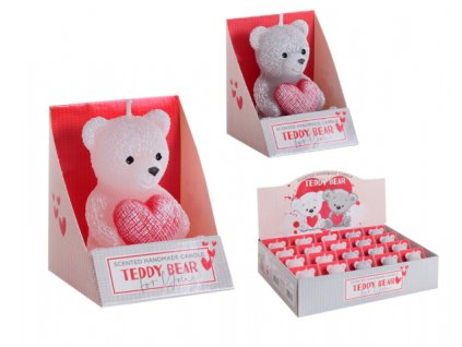 226626 svicka teddy bear zdobena medvidek 63g mom 20ks
