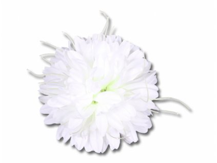 Chryzantéma KVĚT ZDOBENÍ umělá bílá 14cm
