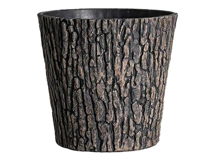 154668 kvetnik woodeff rustic walnut dekor drevo d30x38cm