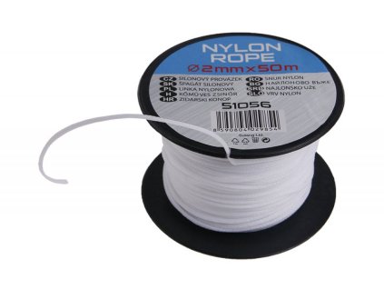 18150 provazek silonovy 2mmx50m bily