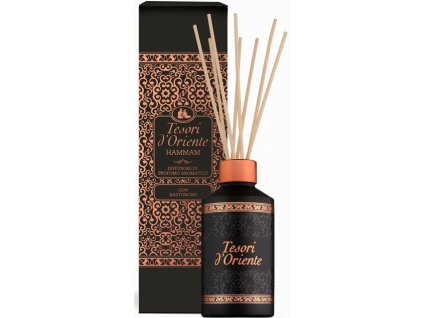 Tesori d'Oriente aroma difuzér 200ml Hammam -bronzová  difuzér obsahující arganový olej a pomerančové květy