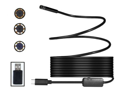 199635 ak252b endoscope camera 5 5mm usb c 5meter