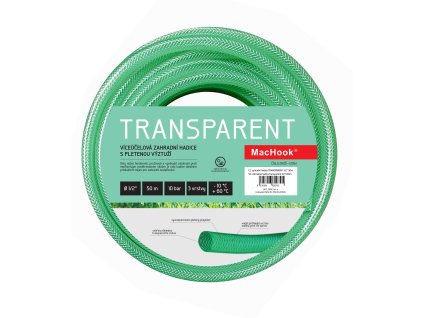 314718 zahradni hadice transparent 1 2 50m zelena