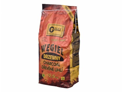 Uhlí GRILEX dřevěné 2,5kg