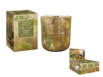 336298 svicka ve skle golden ginko greenery shades 150g