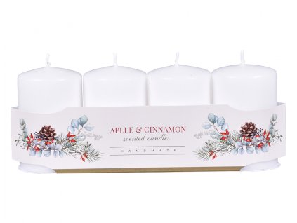 343486 svicka adventni valec vonna matna d6x10cm 4ks
