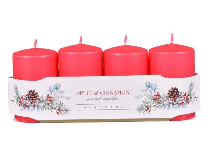 343492 svicka adventni valec vonna matna d6x10cm 4ks