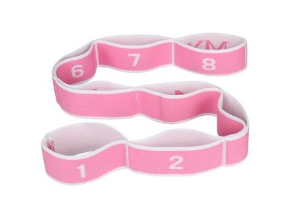 345277 yoga 8 cell strecinkovy popruh ruzova baleni 1 ks
