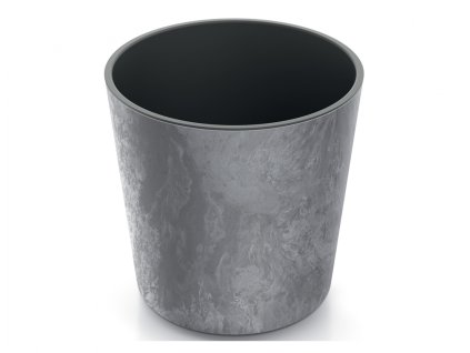 350914 obal na kvetnik urbi round beton 2v1 plastovy d30x30cm