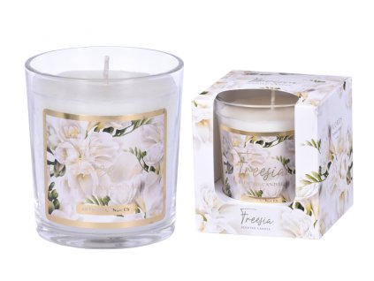 352939 svicka ve skle flores freesia vonna 180g