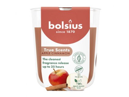 355978 svicka ve skle true scents jablko se skorici vonna d7x8cm