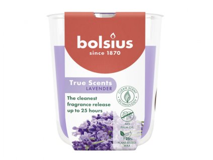 355981 svicka ve skle true scents levandule vonna 125g d7x8cm