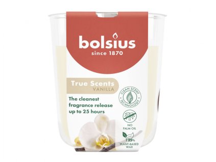 355987 svicka ve skle true scents vanilka vonna 125g d7x8cm